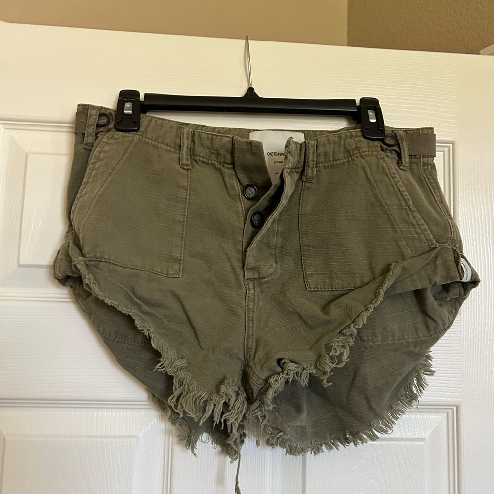 One Teaspoon Bandit Denim Cutoff Shorts